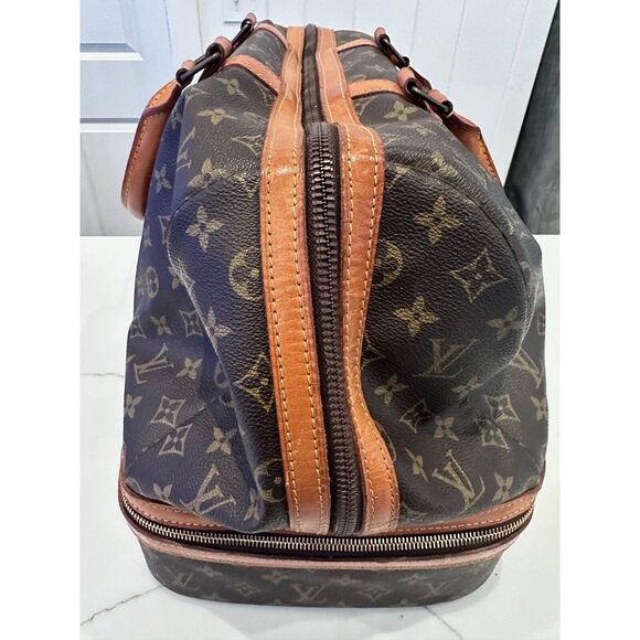 VINTAGE LOUIS VUITTON TRAVEL BAG RARE OVERNIGHT HANDBAG - Picture 6 of 16